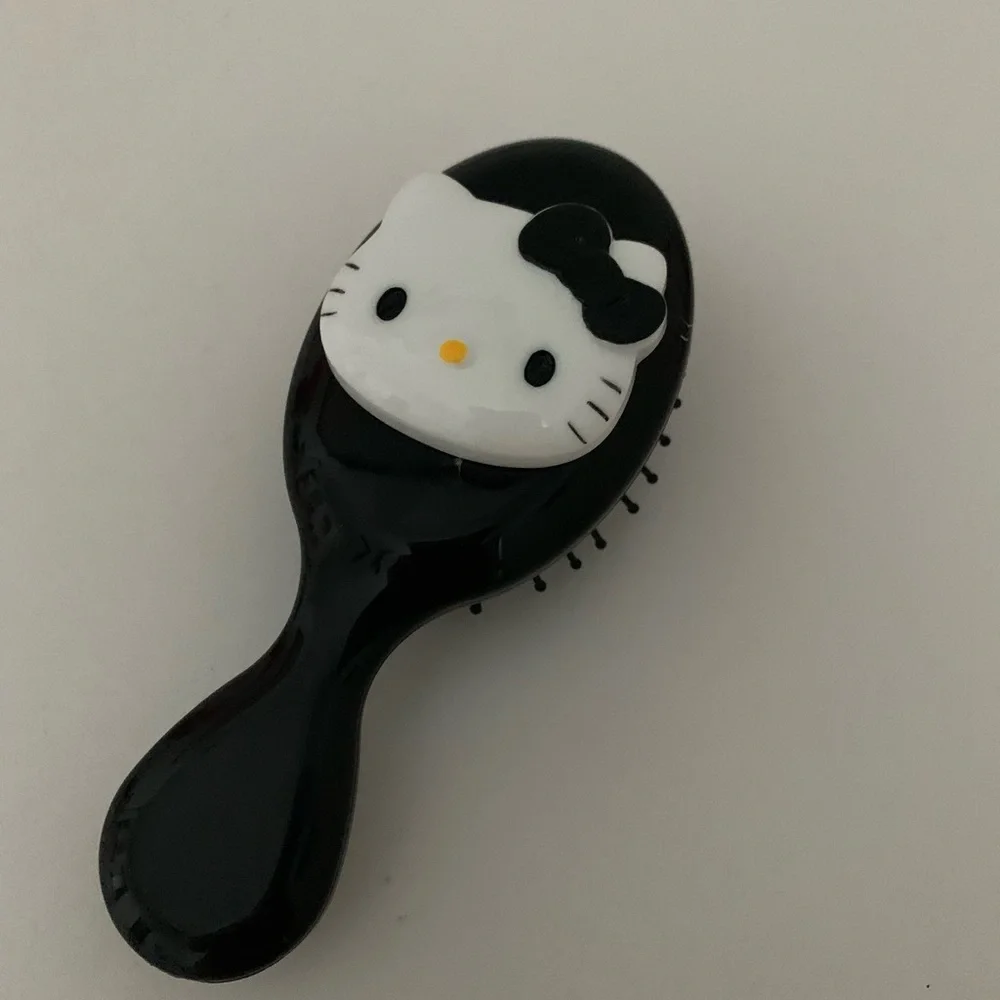 Hello Kitty Hairbrush Black NEW